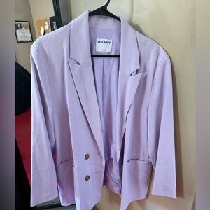 Old Navy Lavender-Purple Blazer Jacket